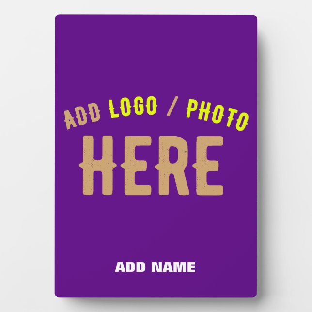 MODERNE, STYLISCH ZOLLBARE INDIGO-ÜBERPRÜFTE MARKE FOTOPLATTE (Vorderseite)