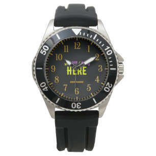 MODERNE, STYLISCH ZOLLBARE, SCHWARZE VERIFIZIERTE ARMBANDUHR