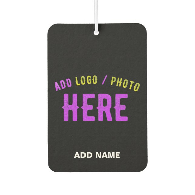 MODERNE, STYLISCH ZOLLBARE, SCHWARZE VERIFIZIERTE  AUTOLUFTERFRISCHER (Vorderseite)