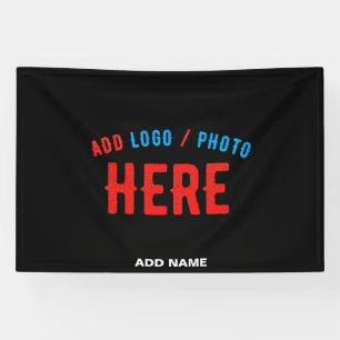 MODERNE, STYLISCH ZOLLBARE, SCHWARZE VERIFIZIERTE BANNER