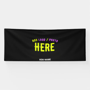 MODERNE, STYLISCH ZOLLBARE, SCHWARZE VERIFIZIERTE BANNER