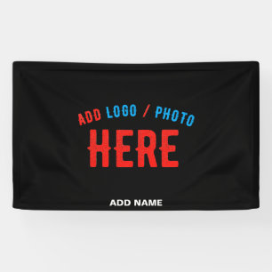 MODERNE, STYLISCH ZOLLBARE, SCHWARZE VERIFIZIERTE BANNER