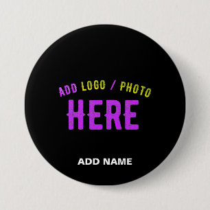 MODERNE, STYLISCH ZOLLBARE, SCHWARZE VERIFIZIERTE  BUTTON