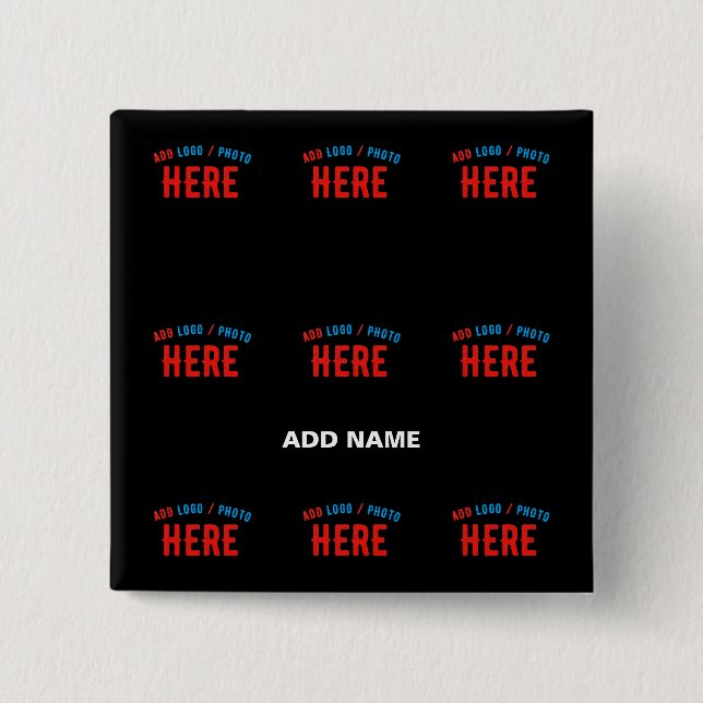 MODERNE, STYLISCH ZOLLBARE, SCHWARZE VERIFIZIERTE  BUTTON (Vorderseite)