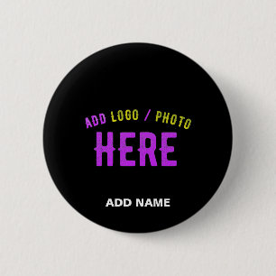 MODERNE, STYLISCH ZOLLBARE, SCHWARZE VERIFIZIERTE BUTTON