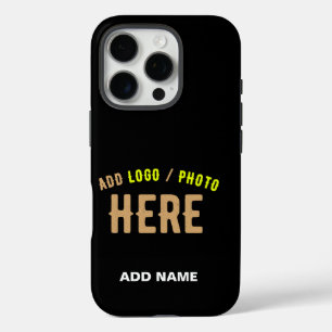 MODERNE, STYLISCH ZOLLBARE, SCHWARZE VERIFIZIERTE iPhone 16 PRO HÜLLE