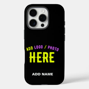 MODERNE, STYLISCH ZOLLBARE, SCHWARZE VERIFIZIERTE  iPhone 16 PRO HÜLLE