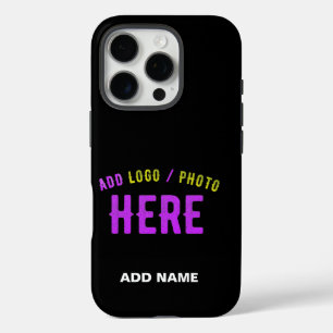 MODERNE, STYLISCH ZOLLBARE, SCHWARZE VERIFIZIERTE iPhone 16 PRO HÜLLE