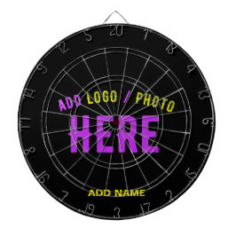 MODERNE, STYLISCH ZOLLBARE, SCHWARZE VERIFIZIERTE  DARTSCHEIBE