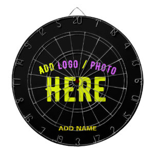 MODERNE, STYLISCH ZOLLBARE, SCHWARZE VERIFIZIERTE  DARTSCHEIBE