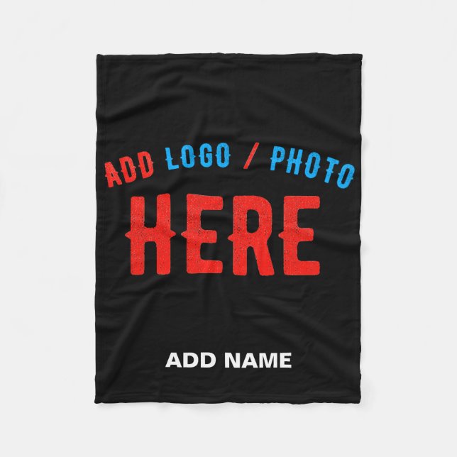 MODERNE, STYLISCH ZOLLBARE, SCHWARZE VERIFIZIERTE  FLEECEDECKE (Vorderseite)