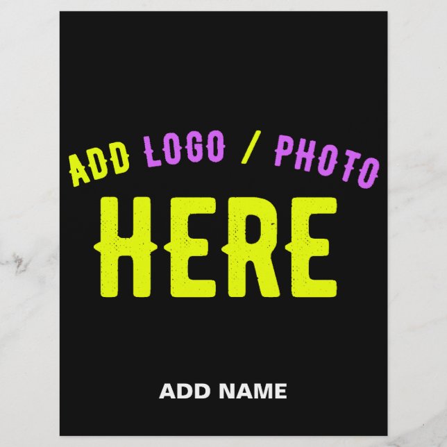 MODERNE, STYLISCH ZOLLBARE, SCHWARZE VERIFIZIERTE  FLYER (Vorne)