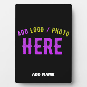 MODERNE, STYLISCH ZOLLBARE, SCHWARZE VERIFIZIERTE  FOTOPLATTE