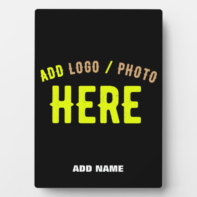 MODERNE, STYLISCH ZOLLBARE, SCHWARZE VERIFIZIERTE  FOTOPLATTE (Vorderseite)