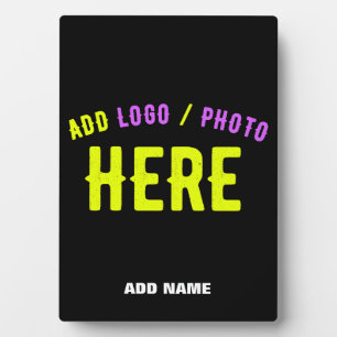 MODERNE, STYLISCH ZOLLBARE, SCHWARZE VERIFIZIERTE  FOTOPLATTE