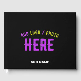 MODERNE, STYLISCH ZOLLBARE, SCHWARZE VERIFIZIERTE  GÄSTEBUCH