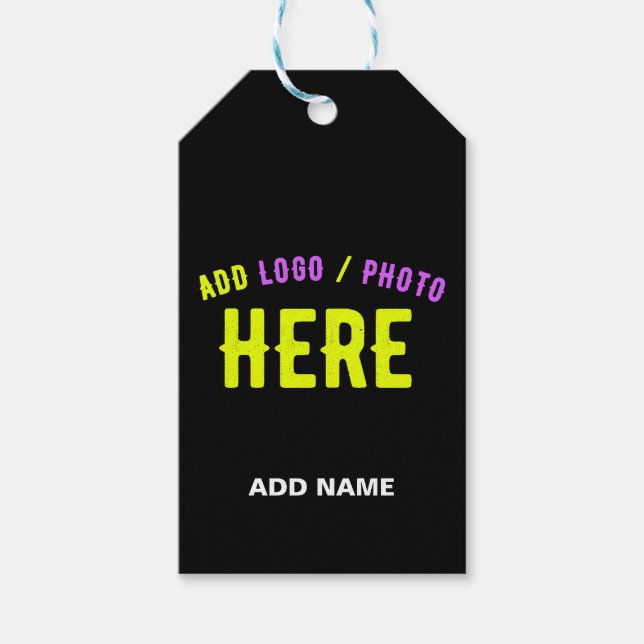 MODERNE, STYLISCH ZOLLBARE, SCHWARZE VERIFIZIERTE  GESCHENKANHÄNGER (Vorderseite)