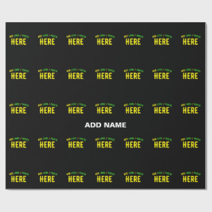 MODERNE, STYLISCH ZOLLBARE, SCHWARZE VERIFIZIERTE  GESCHENKPAPIER