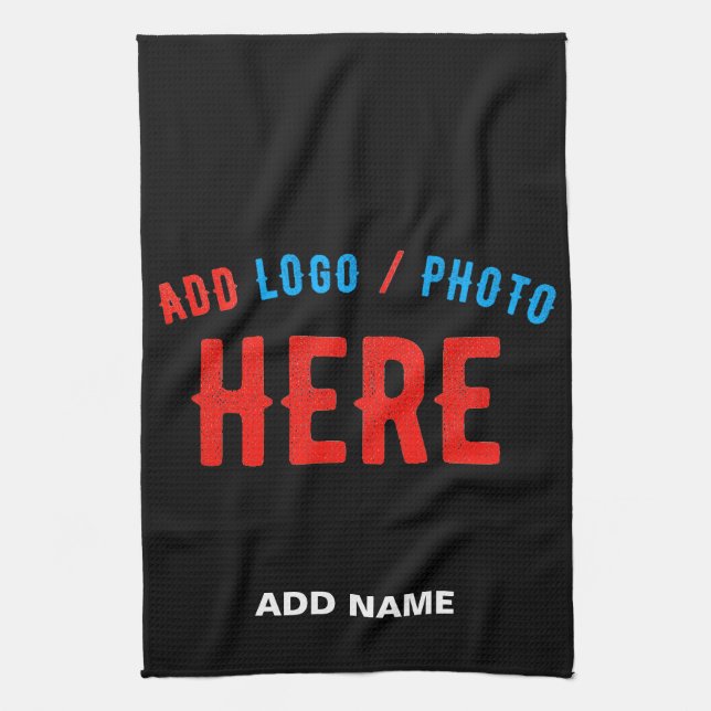 MODERNE, STYLISCH ZOLLBARE, SCHWARZE VERIFIZIERTE  GESCHIRRTUCH (Vertikal)