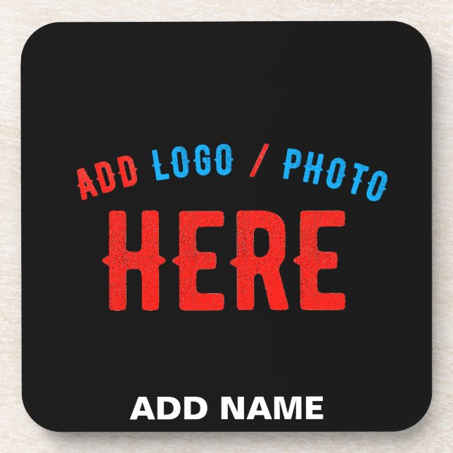 MODERNE, STYLISCH ZOLLBARE, SCHWARZE VERIFIZIERTE  GETRÄNKEUNTERSETZER (Vorderseite)