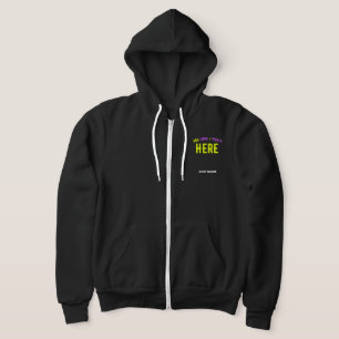 MODERNE, STYLISCH ZOLLBARE, SCHWARZE VERIFIZIERTE  HOODIE