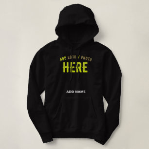 MODERNE, STYLISCH ZOLLBARE, SCHWARZE VERIFIZIERTE HOODIE