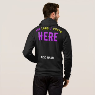 MODERNE, STYLISCH ZOLLBARE, SCHWARZE VERIFIZIERTE HOODIE