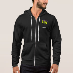 MODERNE, STYLISCH ZOLLBARE, SCHWARZE VERIFIZIERTE HOODIE
