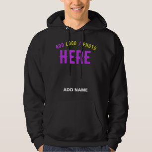 MODERNE, STYLISCH ZOLLBARE, SCHWARZE VERIFIZIERTE HOODIE