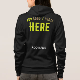 MODERNE, STYLISCH ZOLLBARE, SCHWARZE VERIFIZIERTE HOODIE