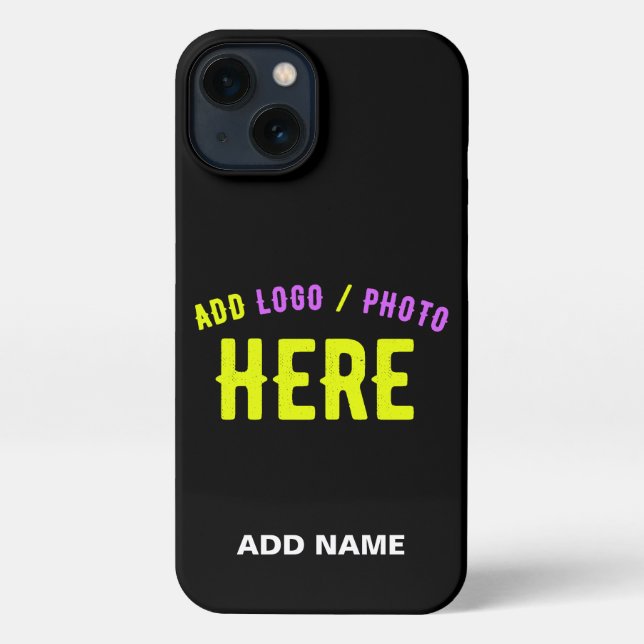 MODERNE, STYLISCH ZOLLBARE, SCHWARZE VERIFIZIERTE  iPhone HÜLLE (Rückseite)