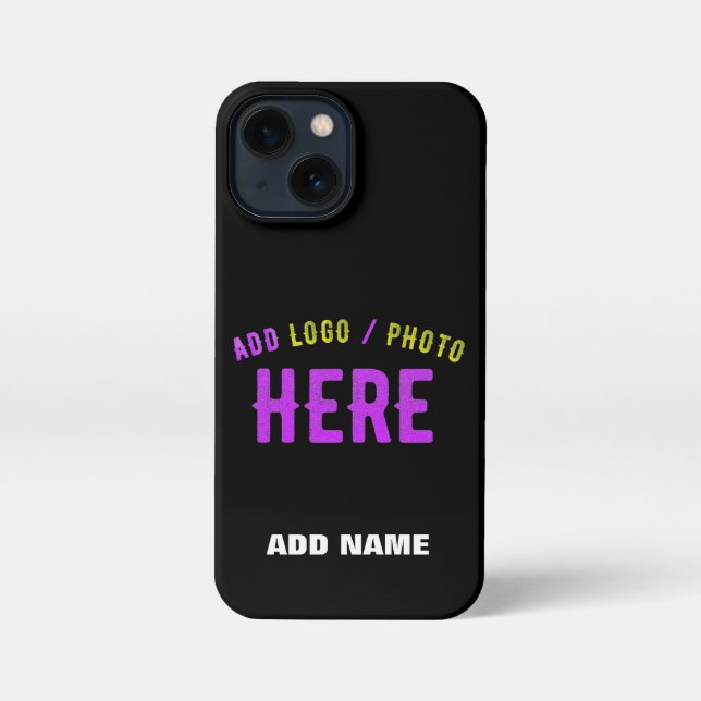 MODERNE, STYLISCH ZOLLBARE, SCHWARZE VERIFIZIERTE  iPhone HÜLLE (Rückseite)