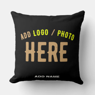 MODERNE, STYLISCH ZOLLBARE, SCHWARZE VERIFIZIERTE KISSEN