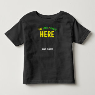 MODERNE, STYLISCH ZOLLBARE, SCHWARZE VERIFIZIERTE KLEINKIND T-SHIRT