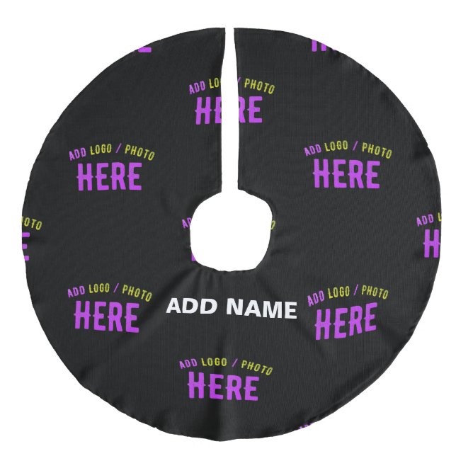 MODERNE, STYLISCH ZOLLBARE, SCHWARZE VERIFIZIERTE  LEINENIMITAT WEIHNACHTSBAUMDECKE (Vorderseite)