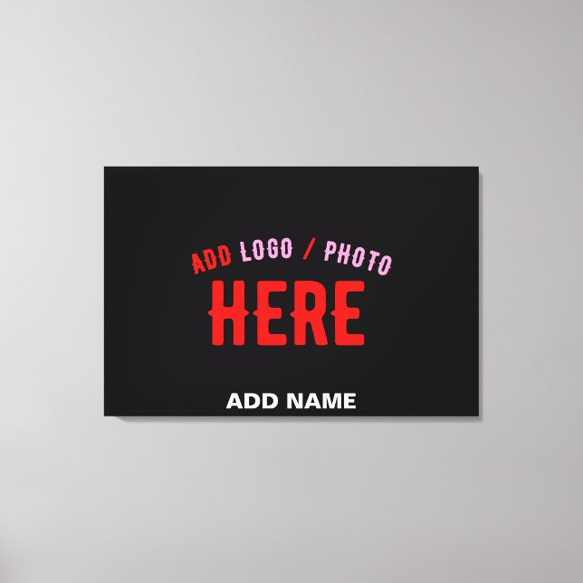 MODERNE, STYLISCH ZOLLBARE, SCHWARZE VERIFIZIERTE  LEINWANDDRUCK (Vorderseite)