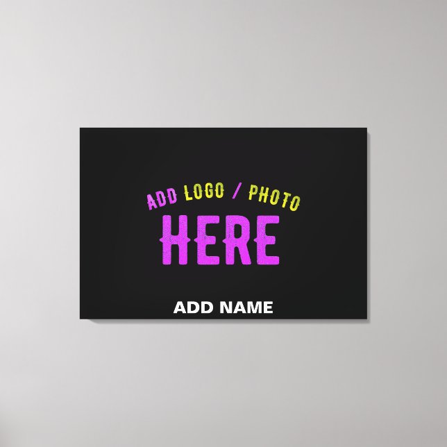 MODERNE, STYLISCH ZOLLBARE, SCHWARZE VERIFIZIERTE  LEINWANDDRUCK (Vorderseite)