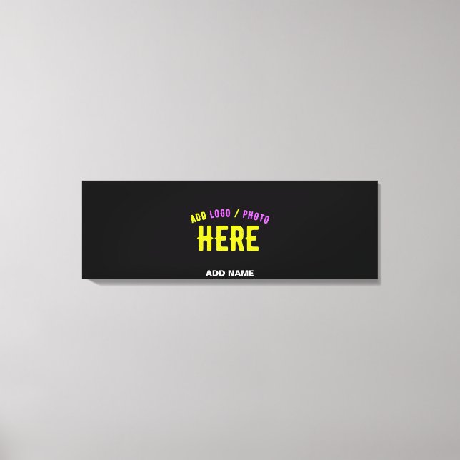 MODERNE, STYLISCH ZOLLBARE, SCHWARZE VERIFIZIERTE  LEINWANDDRUCK (Vorderseite)