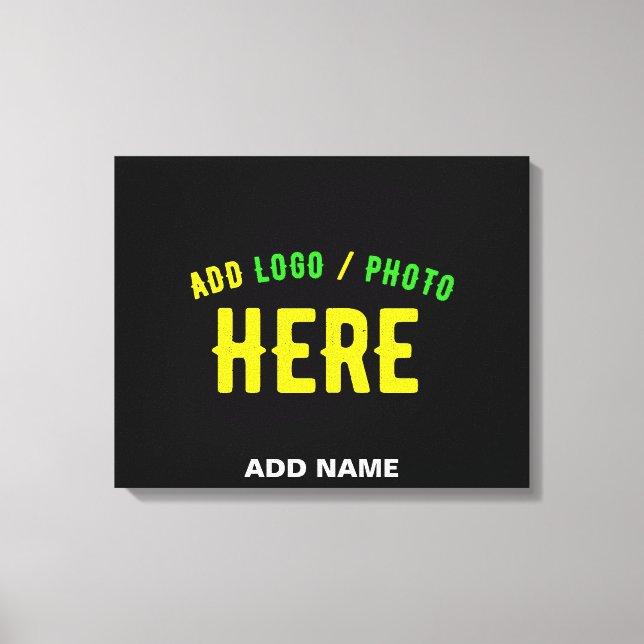 MODERNE, STYLISCH ZOLLBARE, SCHWARZE VERIFIZIERTE  LEINWANDDRUCK (Vorderseite)