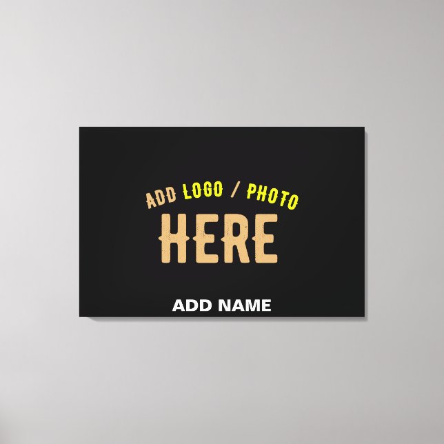 MODERNE, STYLISCH ZOLLBARE, SCHWARZE VERIFIZIERTE  LEINWANDDRUCK (Vorderseite)