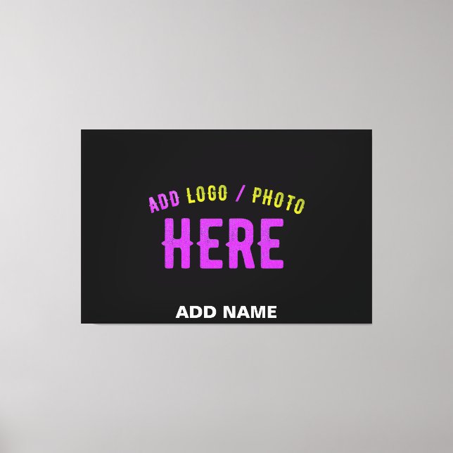 MODERNE, STYLISCH ZOLLBARE, SCHWARZE VERIFIZIERTE  LEINWANDDRUCK (Vorderseite)