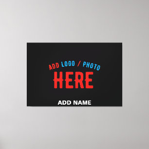 MODERNE, STYLISCH ZOLLBARE, SCHWARZE VERIFIZIERTE LEINWANDDRUCK