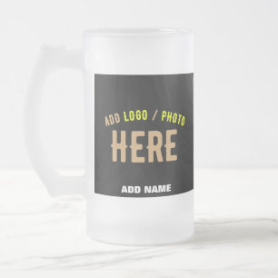 MODERNE, STYLISCH ZOLLBARE, SCHWARZE VERIFIZIERTE MATTGLAS BIERGLAS