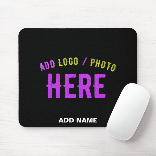 MODERNE, STYLISCH ZOLLBARE, SCHWARZE VERIFIZIERTE  MOUSEPAD (Mit Mouse)