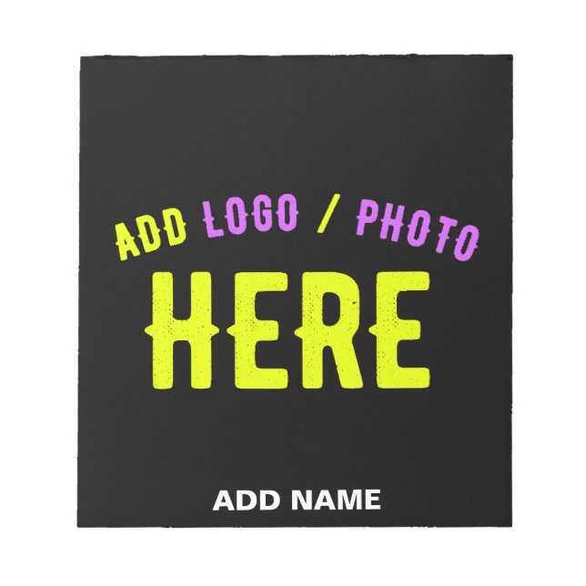 MODERNE, STYLISCH ZOLLBARE, SCHWARZE VERIFIZIERTE  NOTIZBLOCK (Vorderseite)