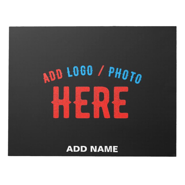 MODERNE, STYLISCH ZOLLBARE, SCHWARZE VERIFIZIERTE  NOTIZBLOCK (Vorderseite)