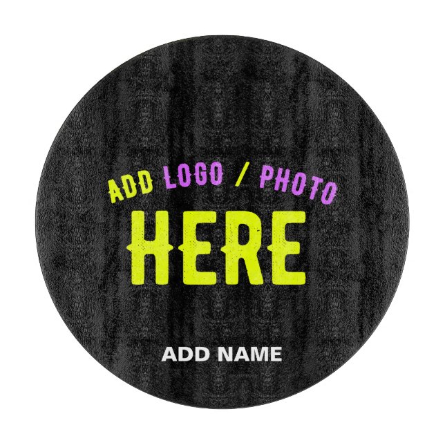 MODERNE, STYLISCH ZOLLBARE, SCHWARZE VERIFIZIERTE  SCHNEIDEBRETT (Vorderseite)