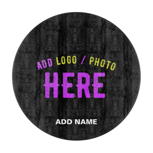 MODERNE, STYLISCH ZOLLBARE, SCHWARZE VERIFIZIERTE  SCHNEIDEBRETT (Vorderseite)