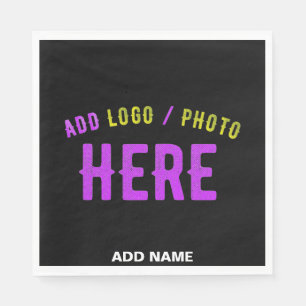 MODERNE, STYLISCH ZOLLBARE, SCHWARZE VERIFIZIERTE  SERVIETTE