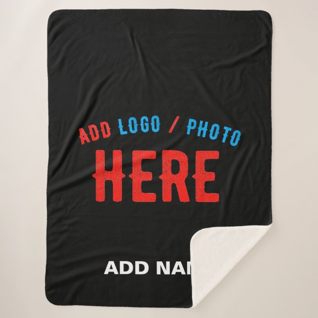 MODERNE, STYLISCH ZOLLBARE, SCHWARZE VERIFIZIERTE  SHERPADECKE (Vorderseite)